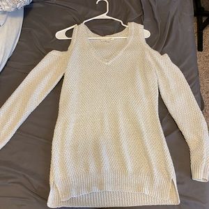 Light grey and silver sweater